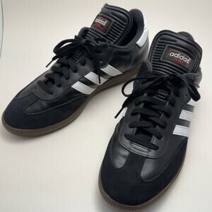 Adidas Black with White Samba, Men's Size 11, EUC